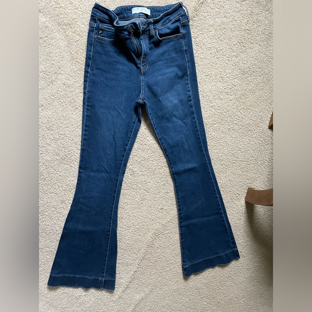 KanCan high rise flare stretch jeans